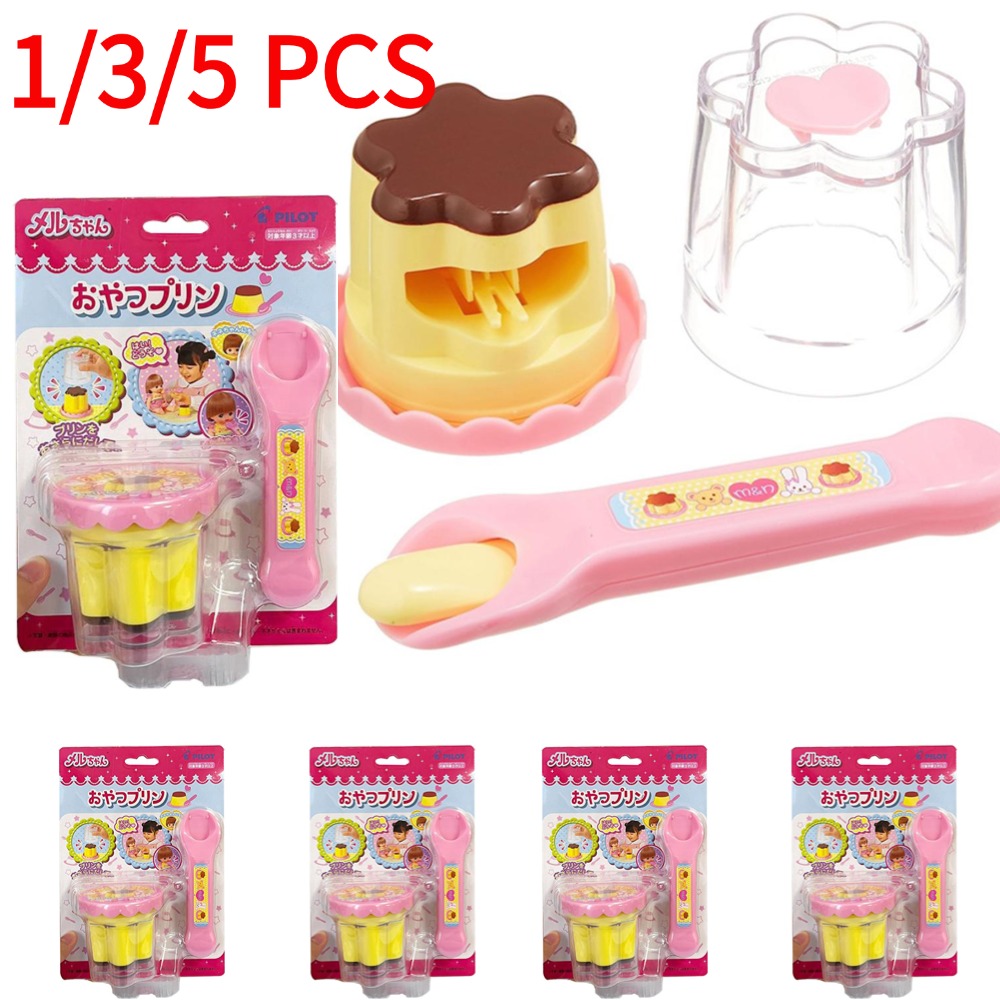 Lifestyle Of Japanese - 1/3/5 個プディングセット食品給餌おもちゃシミュレーションロールプレイイチゴプディングおもちゃ早期教育日本のままごとのおもちゃ