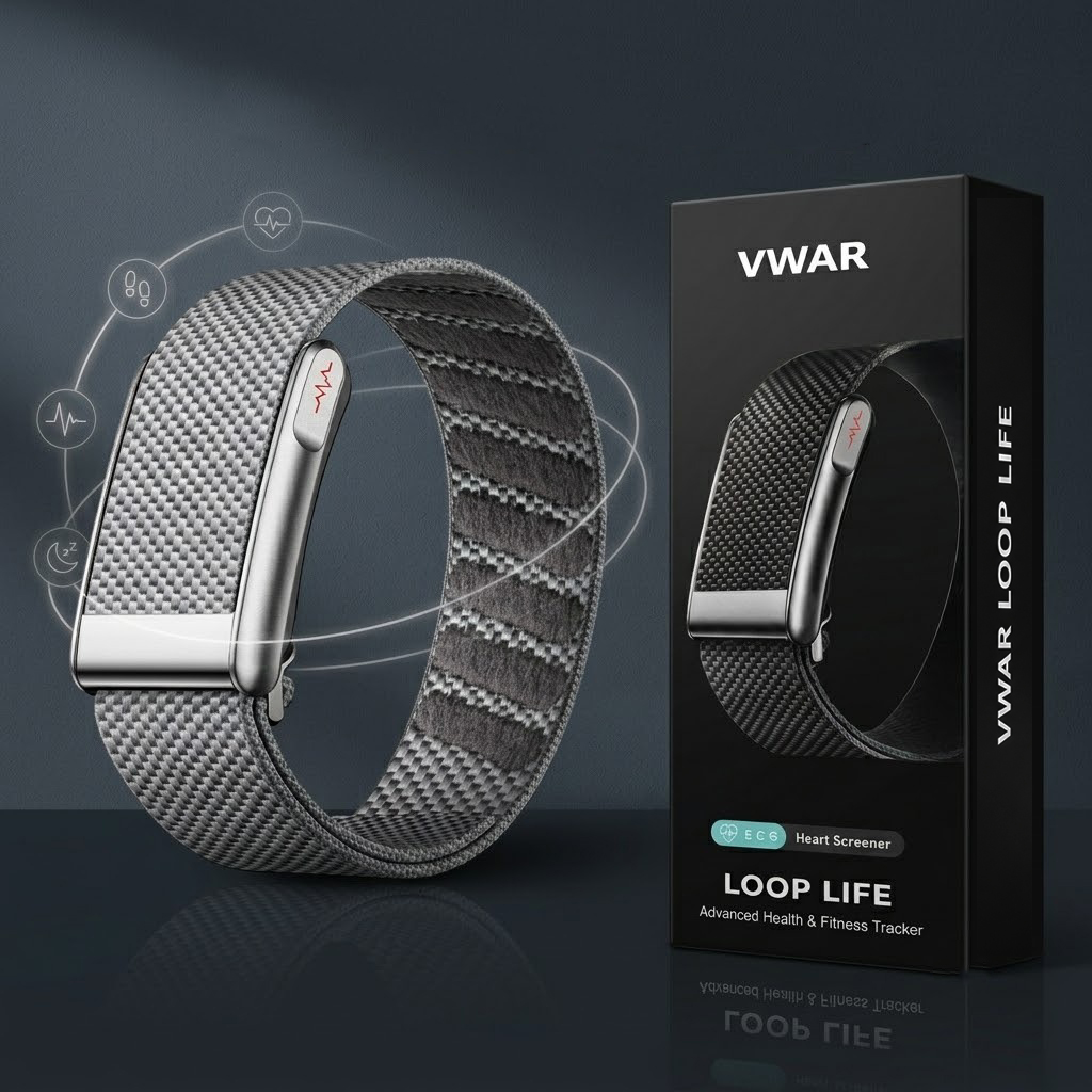Japanese Active Lifestyle - オリジナル VWAR ループライフスポーツフィットネストラッカー血中酸素圧力尿酸血中脂質 ECG スマートブレスレットバンド男性女性用