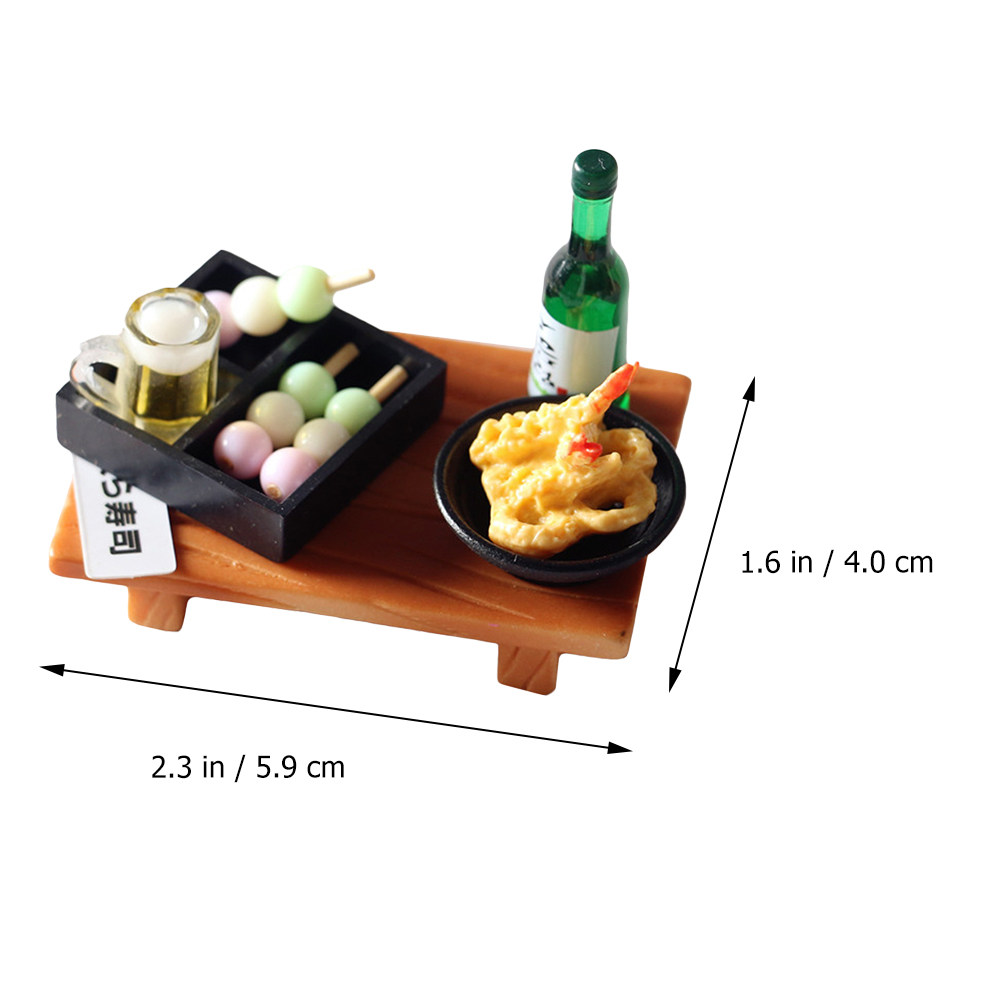 3 個ミニ寿司リアルな装飾セットミニハウス用和風食品装飾品ミ - Lifestyle Of Japanese のレビューと価格