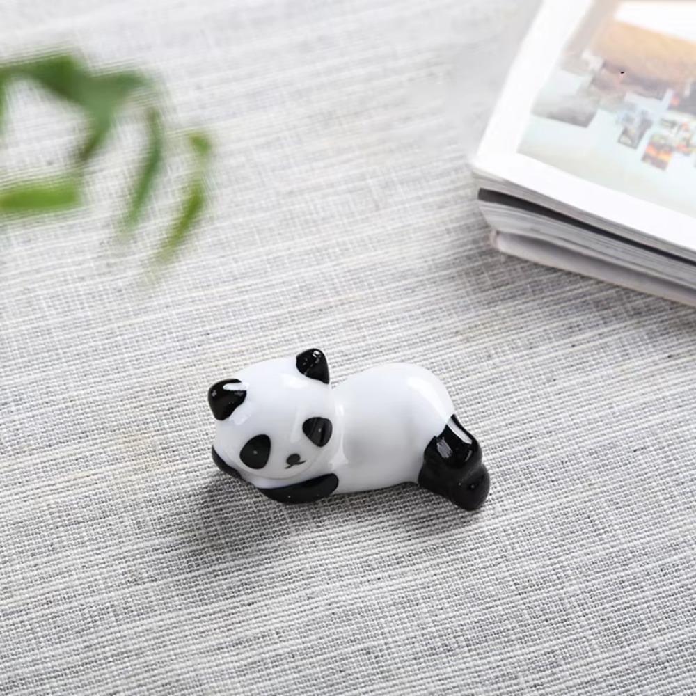8 ピース/セット DIY パンダ箸ホルダーかわいい愛らしい - Chopstick Rest Ceramic のレビューと価格