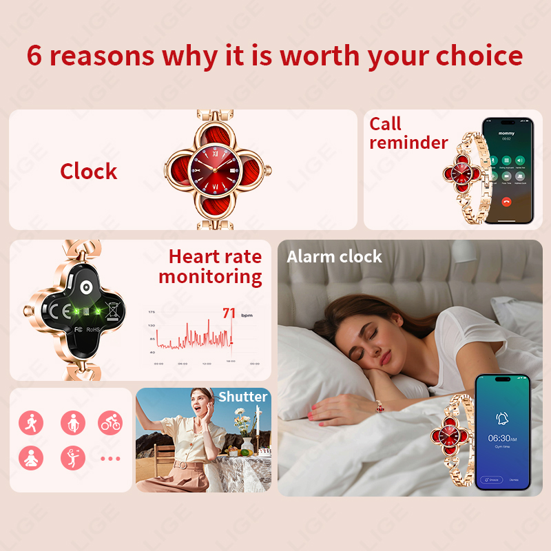 ダイヤモンドセットカラーライト高級感のある巾着式スマートウォ - Japanese Active Lifestyle のレビューと価格