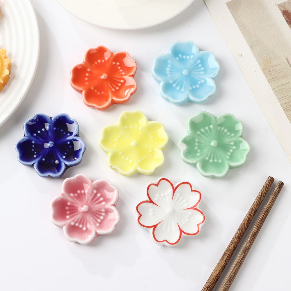カラフルなセラミック箸ホルダー、スプーンとフォーク、レスト箸 - Chopstick Rest Ceramic のレビューと価格