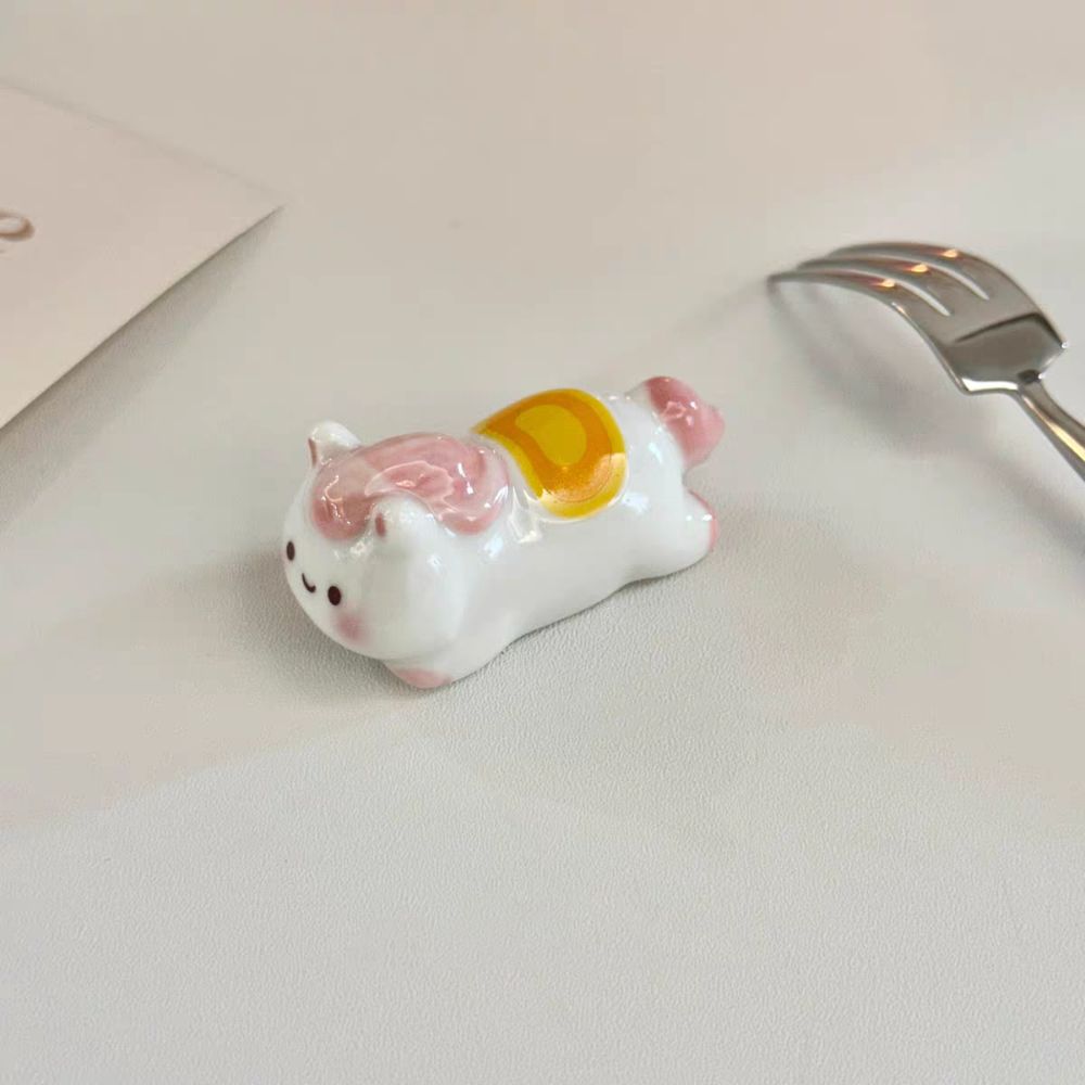装飾品セラミック馬箸置き漫画テーブル装飾スプーンラックホルダ - Chopstick Rest Ceramic のレビューと価格