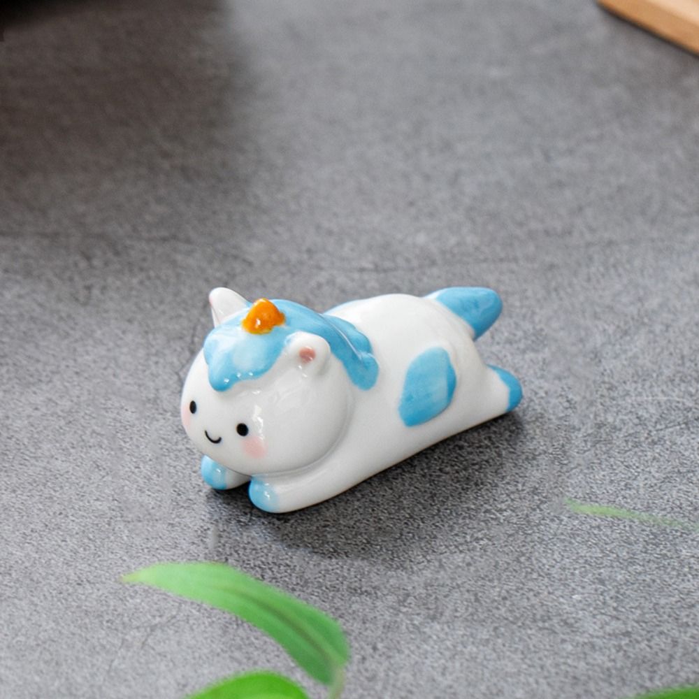 装飾品セラミック馬箸置き漫画テーブル装飾スプーンラックホルダ - Chopstick Rest Ceramic のレビューと価格