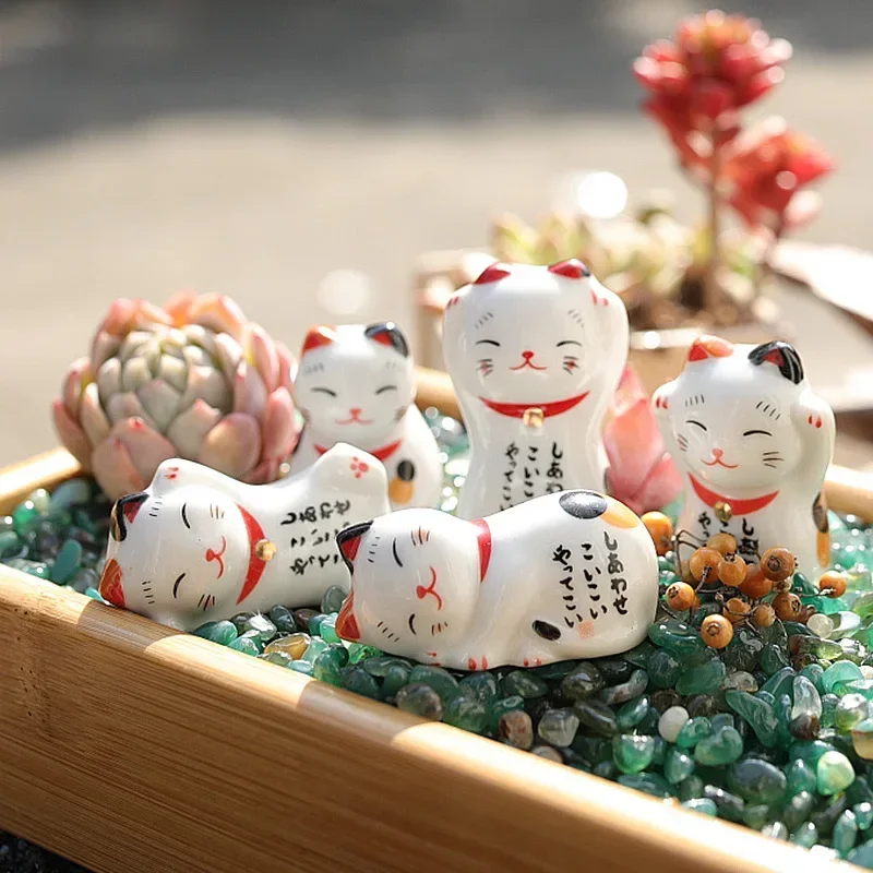 1個日本のラッキー猫セラミック箸ラッキー猫の箸ホルダーラック - Chopstick Rest Ceramic のレビューと価格