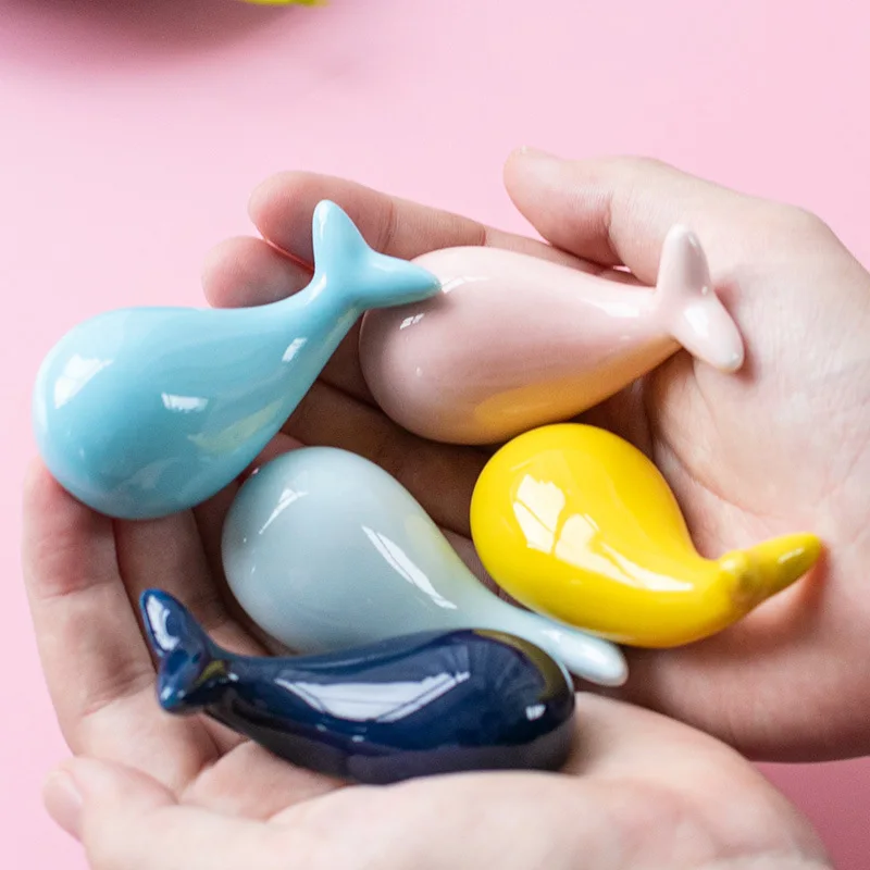 かわいい魚の箸レストダイニングテーブルの飾りセラミック工芸ク - Chopstick Rest Ceramic のレビューと価格