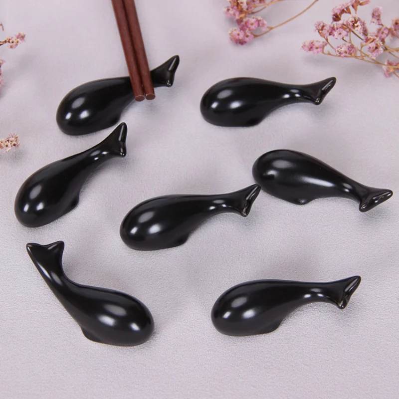 かわいい魚の箸レストダイニングテーブルの飾りセラミック工芸ク - Chopstick Rest Ceramic のレビューと価格