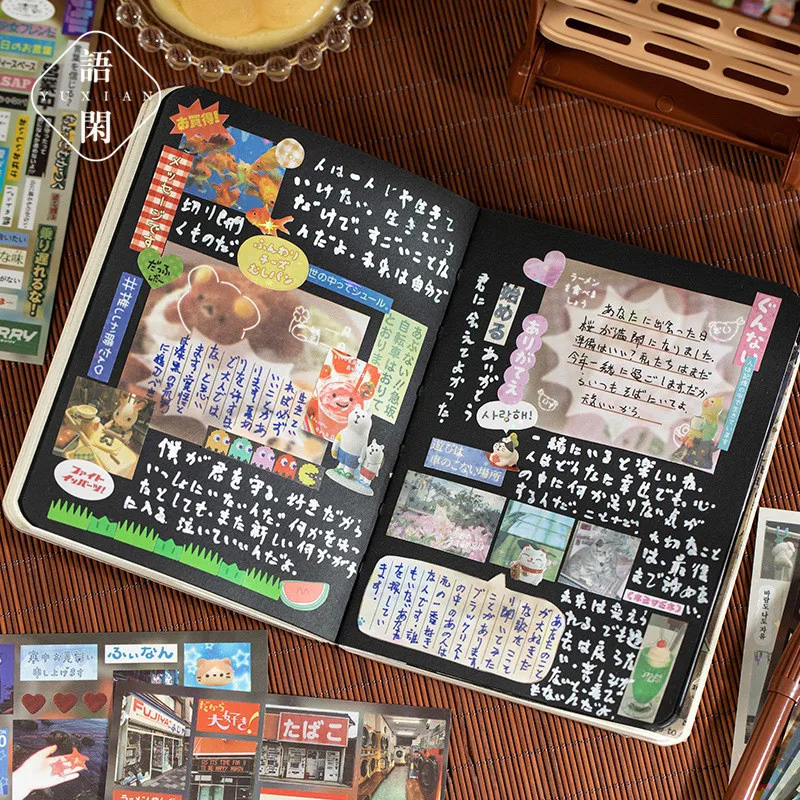 30/60枚入り和風ヴィンテージ素材DIYステッカーセット、 - Lifestyle Of Japanese のレビューと価格