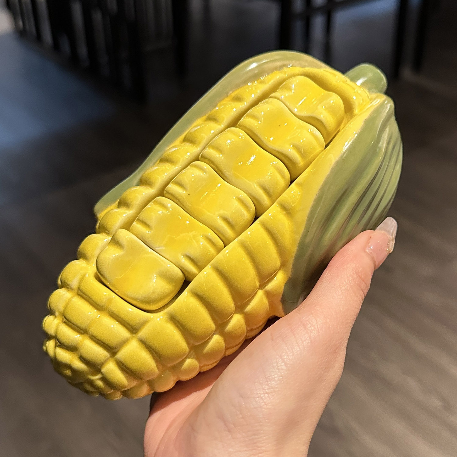 かわいいトウモロコシ型の陶器製箸置きセット、創造的な家の装飾 - Chopstick Rest Ceramic のレビューと価格